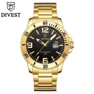 LICARR Mens Watches Brand Top Luxury Casual Stainless Steel Quartz Clock Date Display Fashion Male Military Waterproof Men Watch