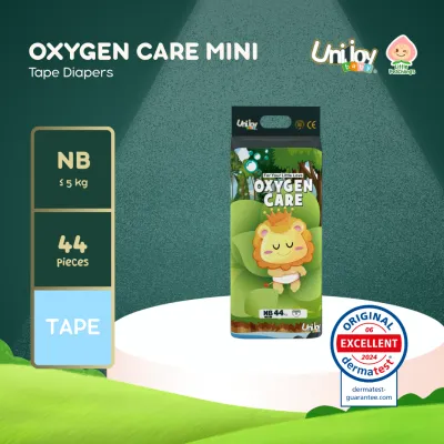 Unijoy Oxygen Care Tape Diaper Ultra Thin & Absorbent Mini Pack - Newborn 44 pads
