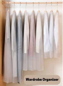 Cloth Storage Bag Dust Cover Washable Dust-Proof Suit Coat Protector Wardbrobe Home Living Penutup Habuk Debu Pakaian