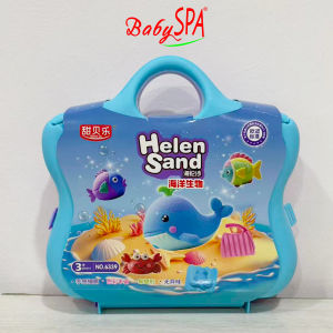 ♥♥♥ 𝐒𝐆 𝐒𝐞𝐥𝐥𝐞𝐫 BabySPA Helen Sand Moulders Set with Sand & Carry Case Bag for Kids