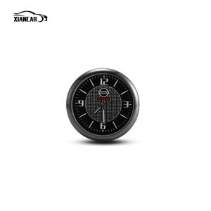 【Ready Stock】Car Dashboard Mini Clock Automotive Clock Car Clock Refit Interior Luminous Electronic Quartz Watch Ornaments with Vent Clip Refit Interior
