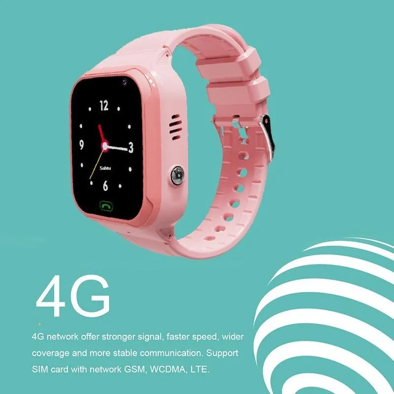 Waterproof 4G Kids Smartwatch – GPS Digital Watch with Video Call