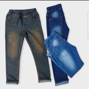 celana jeans anak laki laki cowok panjang usia 5-12 tahun terlaris terbaru kekininan
