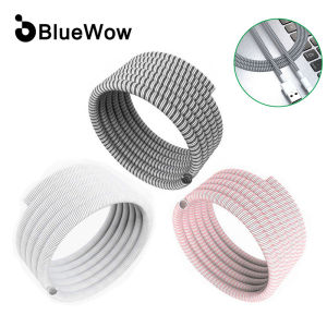 【Andriod】[For USB to Type-C] BlueWow Charger Protector Cord Set Cable Organizer Cord management For Android Charger Cable Holder Ties Cable Winder Clip