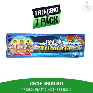 Dupa India Aromaterapi Pouch Plastic - Cycle Trimurti 35 sticks