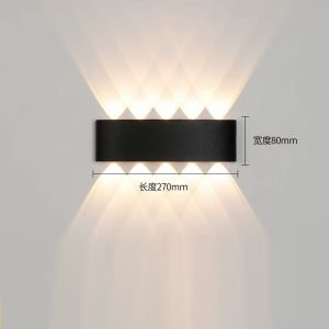 Lampu Dinding Outdoor 2 Lampu / 4 Lampu / 6 Lampu Dinding Minimalis LED Nordic Series Lampu