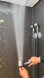High Pressure Shower Head Handheld Pressurized Massage Filter Bathroom Kepala Paip Mandian Pancut Air