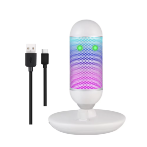 YARMEE USB Gaming Microphone Professional RGB Laptop and Desktop computer Microfono With Shockproof bracket Rotating bracket