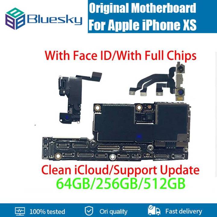 Bluesky Original Motherboard For iPhone XS Logic Main Board With/NO