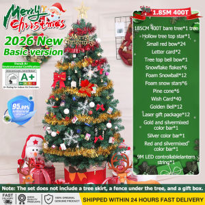 【Local Seller】Family Party Luxury Encrypted Premium Artificial Christmas Trees xmas tree 750 Branches Dense christmas tree 125(4ft) 155cm(5ft) 185cm(6ft) 215cm(7ft) 圣诞树