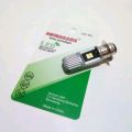Lampu LED Depan H6 CERAMIC 8 LED Bisa Hi Lo Universal Motor. 