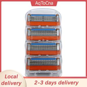 [COD] AqToCna Ship within 24 hours Suitable For Gillette Fusion 5 Shaving Manual Blade Mens Shaver Replacement Blade Shaver Set
