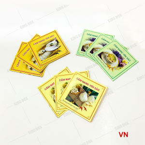 Cẩm nang yến sào tờ gấp cẩm nang yến sào 8 trang