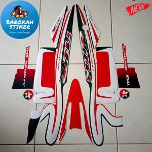 Striping Stiker Polet YAMAHA F1ZR fizr caltex kaltec merah hijau botol KUALITAS TERBAIK Barokah Sticker