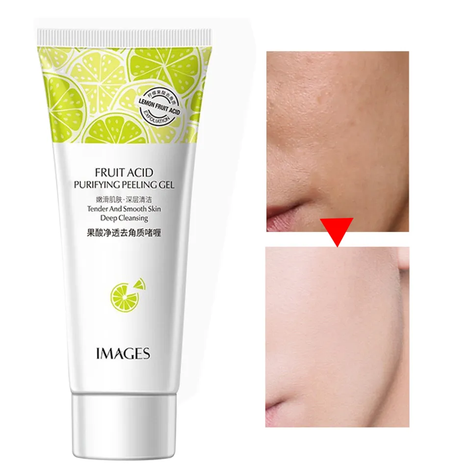 Fruit Acid 80g Purifying Peeling Gel Exfoliating Facial Scrub