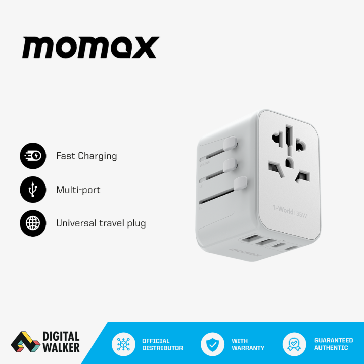 Digital Walker Momax World Pd Port Travel Adapter W Lazada Ph