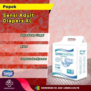 Pampers Dewasa Sensi Size XL per pack isi 8