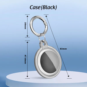 Air Tag Protective Case - Air Tag Protective Case with Keychain Air tag Protective Case Anti-Scratch Keychain Airtag Accessory Case for GPS Item Finder Tracker