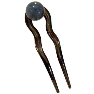 Cocoanut thạch Bóng đồ chơi cho thú cưng retro đơn giản Bead hình chữ U Acrylic kẹp tóc phụ kiện tóc kẹp tóc