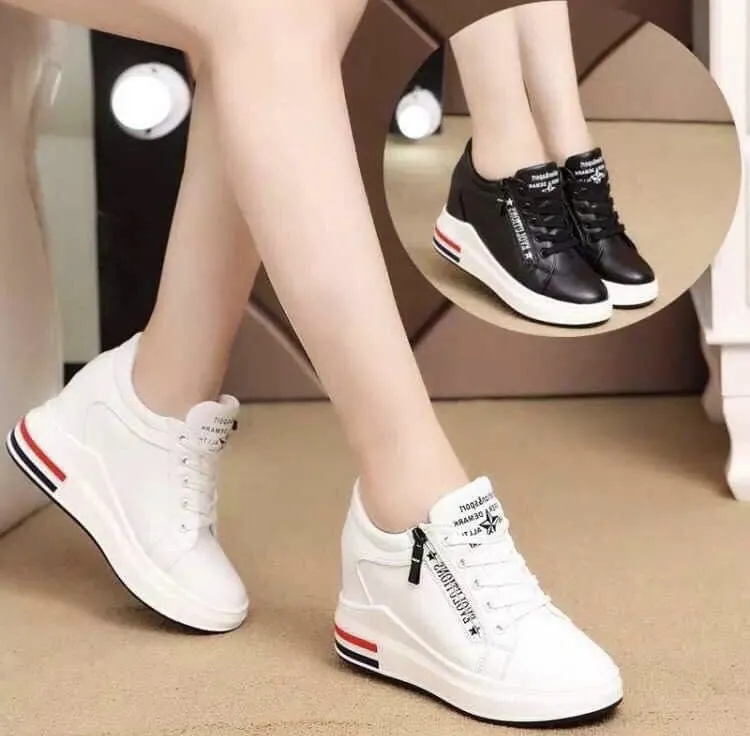 Korean wedge cheap sneakers