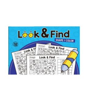 CRUSHES Look and Find Childrens Search for Items Game 32 Pages Visual Perception Handwriting Exercise Book  Focus and Attention Fun Coloring Book