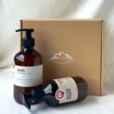 ROUGH BEAUTY Housewarming Gift Set (300ml Hand & Body Wash + 500ml Hand & Body Wash or 120ml Reed Diffuser)