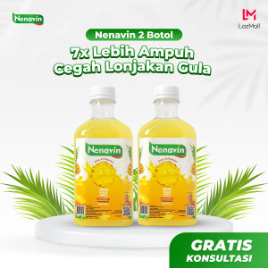 Nenavin Paket 2 Botol Asli Cuka Nanas Bantu Atasi Permasalahan Diabetes dan Kolesterol