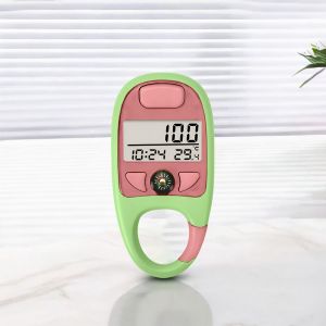 LD-C1239 Tasbih Digital LED Display Alat Hitung Dzikir dengan Pengait Serbaguna Perlengkapan Ibadah