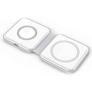 Foldable Wireless Charger 3 In 1 Magnetic Charging Dock Travel Wireless Charging Stand for Iphone/Airpods/iwatch