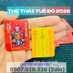 [đã thỉ.nh] Túi Giải Thái Tuế 2026 cho các tuổi  -  TÝ  SỮU  MÃO  NGỌ  DẬU