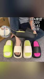 New WomenS Summer Slippers For Outdoor Use Non-Slip Suitable For Home And Bathroom EVA Thick-Soled Height-Increasing Ultra-Soft Slide Sandals