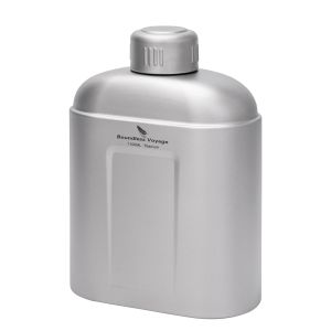 2026 Boundless Voyage Titanium Bottle with Carry Bag 1.1L Open Flame Heating Canteen Camping Leakproof Drinkware for Hiking Ti3012D