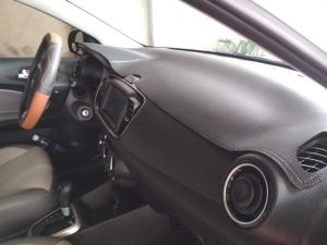 Thảm taplo da vân carbon cao cấp KIA Soluto 2018-2021