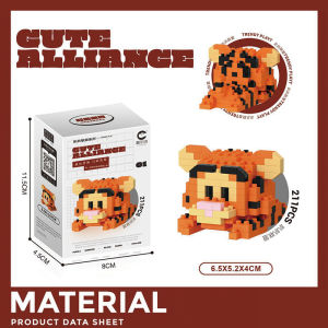 Mainan Anak Perempuan Bricks karakter kartun DIY Sanrio Mini Puzzle Susun Nano Block