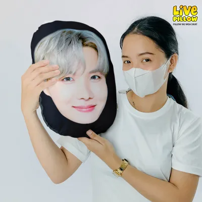 LIVEPILLOW BTS merch Face Pillow with FREEbies