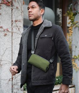 ALPAKA Flight Pouch - Mens Travel Bag Crossbody Phone Case 0.3L Travel Purse Water-Resistant Fabric Adjustable Detachable Strap YKK Zipper Travel Wallet