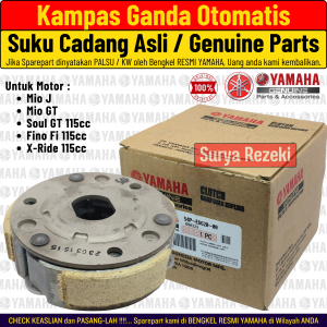 Kampas Kopling Ganda Otomatis Set Mio J Mio GT Soul GT Fino FI Xride 115 54P Original Yamaha 100%