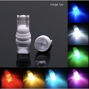 SEPASANG LED Lampu T10 Keramik Kota Senja Sein Ceramic Mobil Motor Sen Rem Mundur Plat Nomor Speedometer