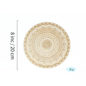 [COD]  New wooden mandala painting templates DIY Unfinished Wooden Carvings Adults Children Wedding Home Decoration