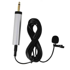 Lavalier Lapel Microphone Portable Wired Musical Instrument Mic Pickup Microphone for Trumpet Violin Banjo Instrument