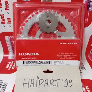 Gir set paket rantai roda drive chain kit Supra (1997 - 2002) original honda 06401KEV881