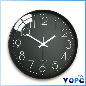 YoPo Wall Clock Silent Non-Ticking Round Wall Clock Modern Simple Style Fashion Watch