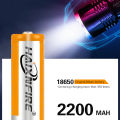 Haixnfire Original Rechargeable Battery 18650 Lithium 3.7V 2200mah Mini Fan Wireless Microphone Flashlight Radio. 