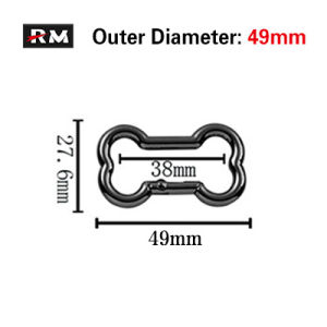 Bone-Shaped Spring Buckle Zinc Alloy Dumbbell-Shaped Opening Spring Ring Bag Handbag Shoulder Strap Connecting Buckle Luggage Hardware Accessories Backpack Hanging Buckle Key Ring