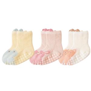 3 Pairs Thin Mesh Socks Baby Ankle Socks Mesh Socks for Toddlers Infants Newborns Kids Crew Socks Soft Breathable Socks