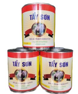 Chai tẩy sơn dung dịch tẩy sơn Lon tẩy sơn trên sắt gỗ bê tông kim loại... (1 lít)