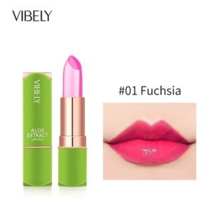 Lipstick Color Changing Moisture Balm Hydrating Glossy Finish Long Wear Smooth Texture Travel Friendly Daily Makeup