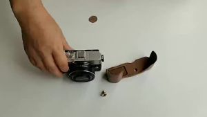 Multi-functional Leather Camera Case for Canon PowerShot Series - Fits G7X3 Hand Strap & Compact Storage