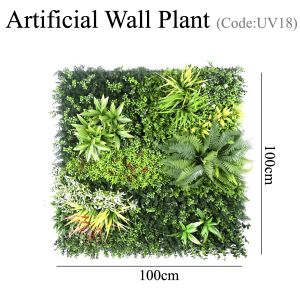 UV-resistant backdrop artificial wall plant sun-resistant jumbo fake greenery weatherproof giant faux foliage greenwall