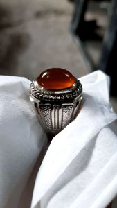 cincin batu akik anggur madu pacitan asli orginal
